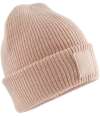 BB336B B336B Beechfield Kids Deep Cuffed Tonal Patch Beanie Peach colour image